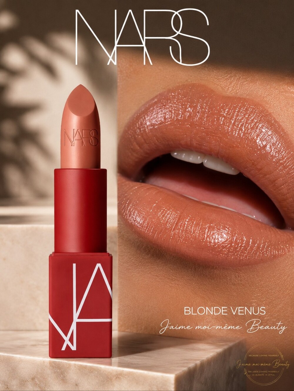NARS Blonde Venus Nude Peach Beige Lipstick - NEW